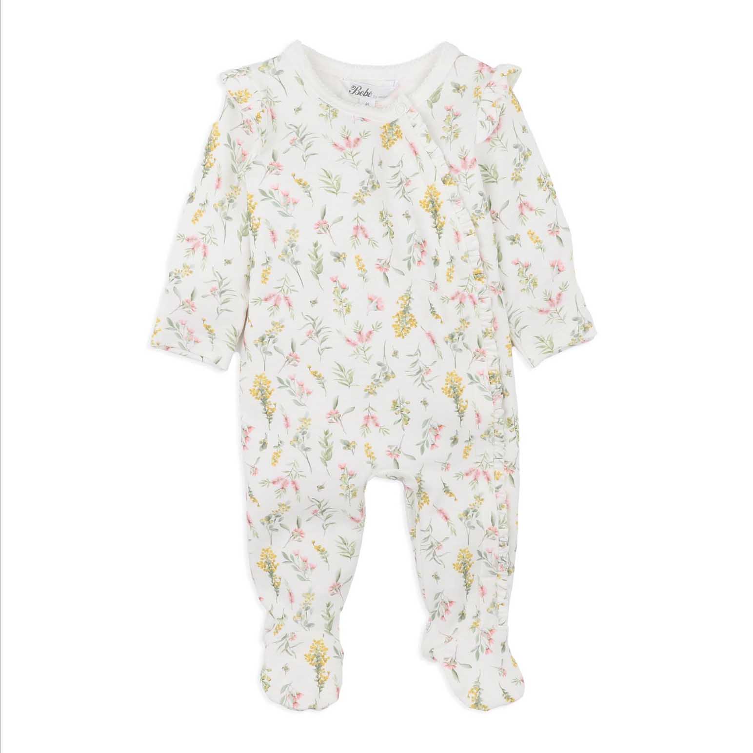 B&eacute;b&eacute; Charlie Wattle Zip Onesie